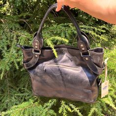 New With Tags. Can Fit A Laptop. Black Leather Bag For Everyday, Leather Shoulder Bag With Detachable Handle For Everyday, Madewell Bucket Bag, Fendi Tote Bag, Burberry Tote Bag, Recycle Tote Bag, Perfect Beach Bag, Canvas Leather Tote Bag, Fendi Tote