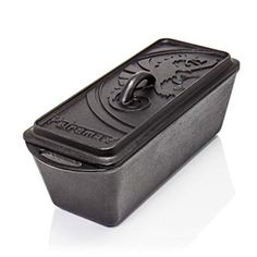 a black container with a lock on it