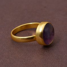 Handmade PRODUCT CODE :- HA1 Material :- Brass, gold plated ring Size :- Any Amethyst Brass Ring,Handmade Jewelry,Amethyst Brass band,Statement Ring,Birthstone,Brass Ring,Boho Ring,Bohemian Ring,Vintage Ring ♥We Crafted These in 100% Solid brass~ Make a Statement with these minimal yet simple Unique rings. ♥Please make sure ti include the correct address during before order. You can return item with in 10 days after successful delivery. We offer 100% Money back guarantee if you not satisfied wit Bohemian Ring, Brass Band, Ring Birthstone, Bohemian Rings, Purple Band, Boho Ring, Brass Ring, Brass Gold, Plated Ring