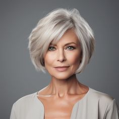 53 Gorgeous Short Haircuts for Women Over 60 in 2023 Tapered Bob Haircut, Low Taper, Summer Blonde, Chin Length Hair, Taper Fade, Bob Hairstyles For Fine Hair, Hairstyles Summer, Haircuts For Medium Hair