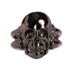 Heart Of The Dead — VERAMEAT, fashion, accessories, jewelry, rings, skulls, skeletons, human body related, black Black Punk Style Skull Ring Collectible, Black Punk Skull Ring Collectible, Edgy Skull Ring Gift, Black Symbolic Skull Ring For Halloween, Symbolic Black Skull Ring For Halloween, Edgy Skull Ring As A Gift, Edgy Skull Ring For Halloween, Edgy Skull Ring For Gift, Edgy Skull Ring For Halloween Gift