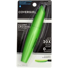 All of our products are Authentic and Sourced from Authorized distributors only. Pack of 1 FREE GIFT with every purchase! FREE SHIPPING! About this Product About this item Clump Crusher mascara delivers 200% more volume with zero clumps for separated lashes. Long-lasting mascara: Get the lashes you want with long-lasting COVERGIRL mascara. Find a range of formulas to achieve any look you choose - in waterproof, regular wear, and washable. Whether you are going for a classic look that's the found Mascara Packaging, Separated Lashes, Covergirl Mascara, Makeup You Need, Fine Tooth Comb, Cover Girl Makeup, Makeup Help, Best Mascara, Makeup Needs