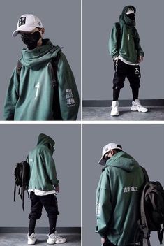 Tech Clothing, Techwear Fashion, Cyberpunk Clothes, Streetwear Jackets, Cyberpunk Fashion, Futuristic Fashion, Japanese Streetwear, Cool Outfits For Men, Tech Fashion