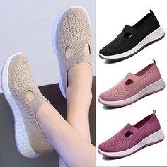 SPECIFICATIONS Summer Sneakers Women Casual Shoes Mesh Soft Loafers Bottom Walking Shoes Mom Light Comfortable Footwear Flat Women Shoes Department Name: ADULT Brand Name: ATZQOU Pattern Type: Solid Model Number: Shoes for Women Fashion Element: Mesh Fit: Fits true to size, take your normal size Lining Material: PU Closure Type: SLIP-ON Heel Height: Low (1cm-3cm) Season: Summer Upper Material: Mesh (Air mesh) Origin: Mainland China Shoes Type: CANVAS Insole Material: PU Choice: yes semi_Choice: Soft Loafers, Travel Flats, Summer Sneakers, Casual Sneakers Women, Shoe Insoles, Shoe Covers, Sport Sandals, Designer Sandals, Casual Shoes Women