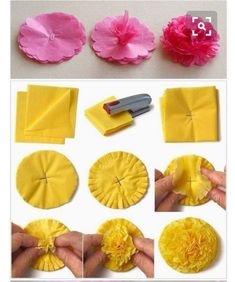 how to make paper flowers out of construction paper - step by step diy instructions