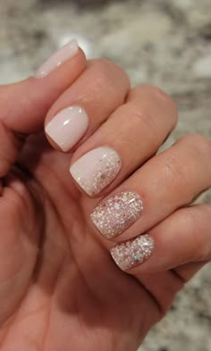 New Years Nail Colors Dip, Milky Gel Nails With Design, Dip Powder Nails New Years, Natural Nails Dip Powder Designs, Nail Dipping Powder Designs Winter, Cute New Years Nails Short, Neutral Winter Nails Gel, Dip Powder Nails Fall 2024, Dipped Nails Ideas Winter