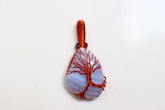 Blue Lace Agate Wire Wrapped Pendant Copper Pendant, Natural Blue Lace Agate Gemstone Pendant, Copper Necklace Pendant Jewelry Loose Jewelry Dimensions- Length-50mm Width- 25mm Thickness-11mm wt 13gm or 65ct Quality- AAA Quantity- 1 Piece Item no- #4044 Benefits- Blue Lace Agate is a great nurturing and supportive stone, neutralizing anger, infection, inflammation, and fever. Blue Lace Agate helps to strengthen and accelerate the repair of bones, thyroid deficiencies, throat, and lymph infection Guttapusalu Necklace, Copper Necklace Pendant, Chakra Balance, Insect Jewelry, White Pearl Necklace, Copper Pendant, Mala Necklace, Copper Necklace, Blue Lace Agate