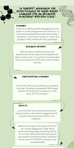 an info sheet describing the different types of plants and their uses in science education materials