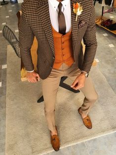 Fall Suit, Groom Tuxedo, Gents Fashion, Suits Men, Designer Suits For Men, Blazer Outfit, Plaid Suit