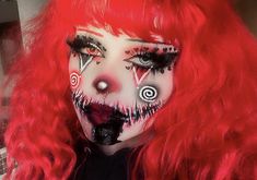 Dark Clowncore Makeup, Crazy Clown Makeup, Creepy Clown Makeup, Cute Clown Makeup, Scary Clown Makeup, Halloween Make-up Looks, Cool Halloween Makeup, Creepy Halloween Makeup