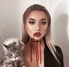 Halloween Horror Costumes Women, Vamp Halloween Costume, Ghostface And Victim Costume, Victim Halloween Costumes, Vampire And Victim Costume, Vampire Victim Costume, Halloween Costumes With Blood, Vampire Halloween Costume Women