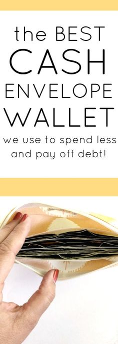 the best cash envelope wallet we use to spend less and pay off debt