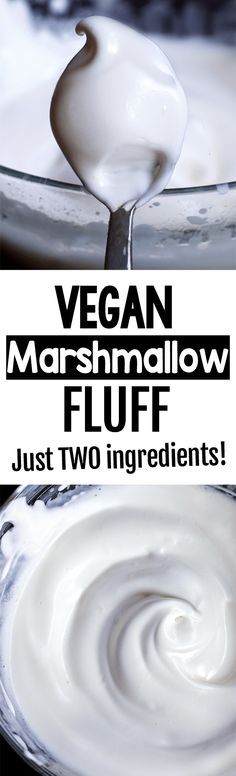 vegan marshmallow fluff just two ingredients