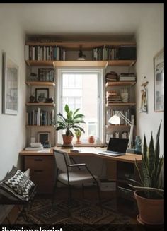 Cozy Den Office Space, Small Desk Space In Living Room, Home Office Functional, Home Office Ideas Desk In Middle, Home Office Supply Storage, Small Office With Library, Small Office Closet Ideas, Couple Office Ideas Small Spaces, Small Office Solutions