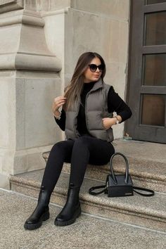 Chique Outfit, Look Legging, Winter Fashion Outfits Casual, Chic Fall Outfits, Paris Mode, Trendy Fall Outfits, Looks Black, Stylish Work Outfits, Outfit Trends