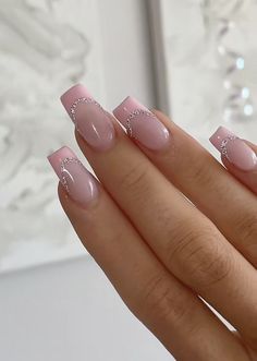 Texas Nails, Holiday Acrylic Nails, Super Cute Nails, Heart Nails, Cool Nail Designs, French Tip Nails, Winter Nails, Stylish Nails, Nail Inspo