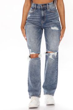 Available In Medium Blue Wash. Boyfriend Jean Low Stretch Ripped 5 Pocket 12" Ultra High Rise 30" Inseam Disclaimer: Due To The Specialized Wash & Distressing Process, Each Garment Is Unique 99% Cotton 1% Spandex Imported | Go Off Boyfriend Distressed Jeans in Medium Blue Wash size 20 Plus by Fashion Nova Ripped Full-length Blue Bottoms, Ripped Blue Full-length Bottoms, Blue Ripped Full-length Bottoms, Distressed Blue Straight Leg Bottoms, Blue Distressed Straight Leg Bottoms, Boyfriend Jean, Go Off, Distressed Jeans, Medium Blue