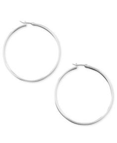 Guess Earrings, Silver-Tone Hoop Silver Hoop Earrings For Spring, Nickel-free Hoop Jewelry For Spring, Modern Spring Hoop Jewelry, Round Spring Hoop Earrings, Spring Round Hoop Earrings, The Originals Season 1, Originals Season 1, Rebekah Mikaelson, As Seen On Tv