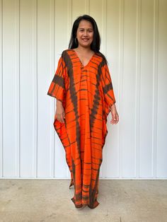 Unwind in absolute comfort with our semi sheer cotton gauze kaftan. This kaftan is perfect for the beach, pool, resort and laid-back time at home. Crafted from quality soft and breathable gauze cotton, it offers an airy fit that's ideal for lounging and cover up. Its relaxed design and easy slip-on style make it your go-to choice for outdoor cover up and relaxed nights at home. Beachy V-neck Cover-up With Relaxed Fit, Orange Summer Kaftan For Beach Cover-up, Relaxed Fit Maxi Dress For Beach Cover-up, Vacation Beach Dress With Relaxed Fit Maxi Length, Relaxed Fit Maxi Beach Dress For Vacation, Relaxed Fit Maxi Dress For Beach, Vacation Beach Dress With Relaxed Fit And Maxi Length, Beachy V-neck Relaxed Fit Cover-up, Cotton Maxi Kaftan For Beach