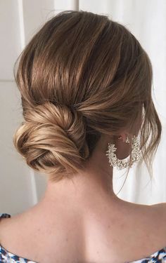 Twisted Low Bun, Low Bun Hairstyles, Guest Hair, Bridal Hair Buns