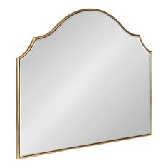 an ornate gold framed mirror on a white background with clipping for text or image