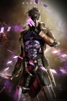 ArtStation - Gambit, Anson Ng Marvel Vs Dc, Dc Comic