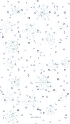 snowflakes on a white background