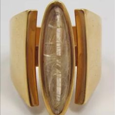 Unique Vintage Bezel Set Rutilated Quartz In Solid 18k Yellow Gold. Measures 3/4” North/South And Has A Big Presence On The Hand. Weighs Just Under 12 Grams. Hallmarked “750 V” Size 6.25 And Can Be Easily Sized +\- Rutilated Quartz Ring, North South, Ring Color, Quartz Ring, Rutilated Quartz, Vintage Ring, Bezel Setting, Womens Jewelry Rings, Unique Vintage