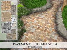 pavement terrain set 4 by praliensims for the simse game avatar