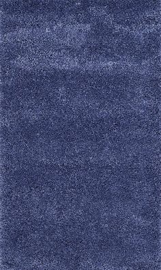 a blue area rug on a white background