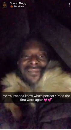 a man in a car with a fake fur coat on, and the caption reads me you wanna know who's perfect read the first word again