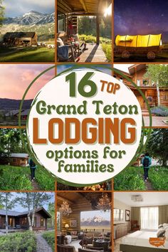 Where to stay at Grand Teton National Park: A family guide to the top lodging recommendations in & around this Wyoming park (hotels, cabins, camping & more)! #grandtetonnationalpark #familytravel #usnationalparks Family Glamping, National Park Lodges, Me Neither, Family Travel Ideas, Rv Parks And Campgrounds, Float Trip, Best Campgrounds, Lake Lodge