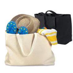 a tote bag with flip flops, hat and socks in it next to a pair of slippers