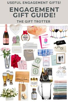 Looking for engagement gifts, personalized wedding gifts or engagement gifts for the newly engaged couple.  Visit my site, The Gift Trotter for bridal shower gifts and gifts for the new bride.  Get Gifting your favorite couple!