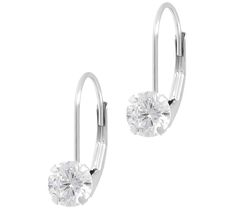 With their modern take on the classic solitaire earrings, these cubic zirconia Diamonique simulated diamond earrings instantly elevate your look. Solitaire Earrings, Elevate Your Look, Diamond Earrings, Cubic Zirconia, Jewelry Earrings, Engagement Rings