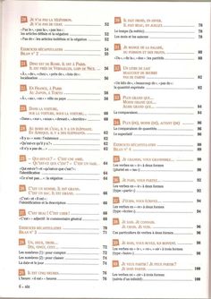 an orange and white menu with words on it