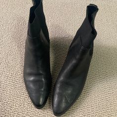 Black Leather Boot Size 38 Eu Runs Narrow Brand New Elie Tahari, Leather Boot, Black Leather Boots, Shoes Black, Bootie Boots, Ankle Boots, Black Leather, Women Shoes, Running