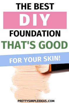 The best DIY foundation that's actually good for your skin! Love makeup but not the chemicals? Try this easy DIY Liquid foundation recipe that's good for your skin! #diy #skincare #skincaretips Diy Natural Foundation, How To Make Your Own Foundation, Diy Liquid Foundation Recipes, Diy Cream Foundation, Diy Liquid Foundation, Diy Foundation Liquid Homemade, Diy Foundation Cream, Diy Bb Cream, Diy Makeup Foundation