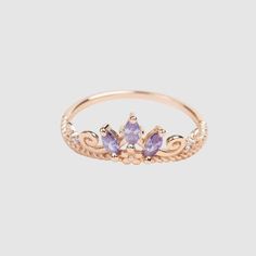 Tangled Rings Rapunzel, Rapunzel Promise Ring, Disney Promise Rings, Tangled Promise Ring, Tangled Wedding Rings, Tangled Ring, Rapunzel Jewelry, Quince Rings, Disney Inspired Rings