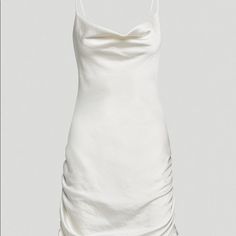 Brand New With Tags! Size Xs, Light Birch $148 Aritzia Slip, Aritzia Lover Dress, White Non-stretch Mini Dress, Aritzia Saturn Dress, Novella Dress Aritzia, Aritzia Wilfred, Aritzia Dress, Dresses Xs, Colorful Dresses