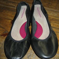 Hush Puppies Brand Ballet Slippers - Black Leather -Size 9. These Were Barley Worn And Never Worn Outside The House. I Recently Had Foot Surgery And Can Longer Wear Most Of My Shoes. Black Ballet Slippers, Puppies Black, Hush Puppies Shoes, Slippers Black, My Shoes, Ballet Slippers, Hush Puppies, Barley, Flat Shoes Women