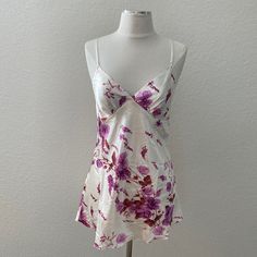 White, Pink And Purple Floral Mini Slip Dress From Forever 21. Nwot, And Has Adjustable Straps. Size Small, A Little On The Shorter Side, Would Be Best For Someone 5’2” Or Shorter. Tags: Slip Dress, Going Out, Special Occasion, Valentines Day, Anniversary, Fun, Bachelorette, Bride, Wedding, Night Out, Party, Cocktail, Fancy, Birthday, Revolve, Dancing, Vacation Fancy Birthday, Night Out Party, Floral Slip Dress, Mini Slip, Mini Slip Dress, Wedding Night, Pink And Purple, Bride Wedding, Forever 21 Dresses