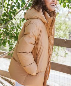 Jenni Kayne Puffer Jacket Dark Khaki Work Capsule, Jenni Kayne, Down Puffer Coat, Dark Khaki, Fall Favorites, Sporty Look, Comforters Cozy, Puffer Coat, Get Dressed