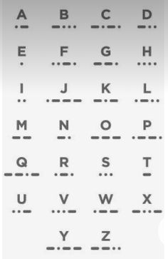 the alphabet is shown in black and white