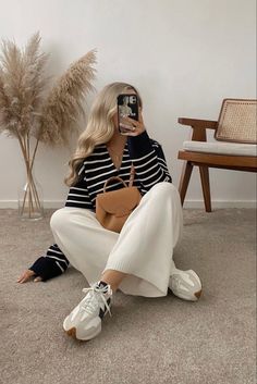 Nb327 Outfit Woman, Nb327 Outfit, New Balance 327 Women Outfit Casual, Nb 327 Women Outfit, Nb 574 Women Outfit, Outfit Casual Tenis, Cute Casual Outfits Winter, New Balance 327 Women Outfit, New Balance 327 Outfit