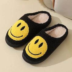 Portrait of a picture displaying Women's Fluffy Closed Toe Winter Slippers product. Girl Slippers, Cute Slippers, Smile Design, Soft Slippers, Winter Slippers, Fuzzy Slippers, Granola Girl, Smile On, Pointed Toe Flats