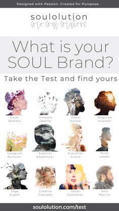 an advertisement with the words, what is your soul brand?