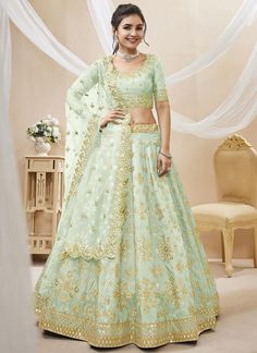 Experience luxury and elegance with our Excellent Pista Green Zari Work Art Silk Lehenga Choli. Perfect for any festive occasion, this bridesmaid Lehenga Choli will elevate your style and make you stand out. Made with high-quality materials, this ensemble is a must-have for every fashion-forward woman. USA UK CANADA. The unstitched blouse can be customized upto 46 inches. Do Note: All the accessories shown are for styling purpose only. Slight color variation may occur due to photographic reasons Elegant Semi-stitched Pista Green Choli, Elegant Semi-stitched Lehenga In Pista Green, Pista Green Semi-stitched Art Silk Choli, Elegant Semi-stitched Pista Green Lehenga, Pista Green Semi-stitched Lehenga, Lehenga Choli For Women, Lehenga Choli Designs, Choli For Women, Silk Lehenga Choli