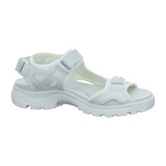 Step into comfort and style with the Ecco Offroad Women's White Sandals. Specifically designed for young adults who love outdoor activities, these sandals feature a robust build and a sleek white finish, making them perfect for both your adventurous trips and casual outings. Enjoy superior support and long-lasting durability with Ecco's signature comfort technology – ideal for keeping up with your dynamic lifestyle. Don't let your footwear hold you back, choose the Ecco Offroad Sandals for style Comfortable White Sport Sandals For Outdoor Activities, Comfortable White Sandals For Outdoor Activities, White Round Toe Sandals For Outdoor Activities, White Sandals For Outdoor Activities With Round Toe, White Sport Sandals With Round Toe For Outdoor, White Sport Sandals For Spring Outdoor Activities, White Synthetic Sandals For Outdoor Activities, White Sandals For Outdoor Summer Activities, White Open Toe Sandals With Arch Support