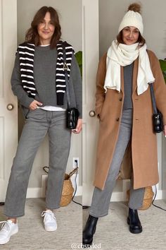 Cold Winter outfits for women 2023. These trendy fashion outfits are perfect if you love casual winter outfits with jeans, sweaters, and casual trench coat outfits! Winter Outfits With Jeans, Cold Winter Outfits, Outfits With Jeans, Winter Outfits For Women, Outfits For Winter